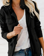 Giacca Utility Donna Leggera con Tasche Strutturate