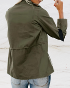Giacca Utility Donna Leggera con Tasche Strutturate