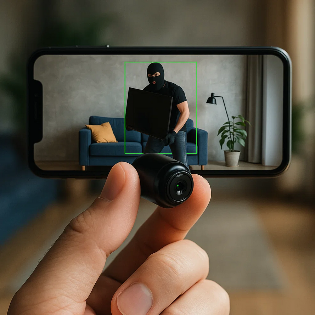 Telecamera Nanny Wireless 1080P con Audio | Sorveglianza Domestica Discreta | Accesso Remoto WiFi