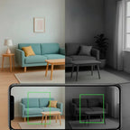 Trådløst 1080P Nanny Kamera med Lyd | Diskret Hjem Overvågning | WiFi Fjernadgang