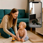 Trådløst 1080P Nanny Kamera med Lyd | Diskret Hjem Overvågning | WiFi Fjernadgang