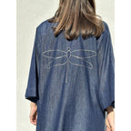 Abito in Denim Corto Silhouette Eleganza Moderna