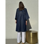 Abito in Denim Corto Silhouette Eleganza Moderna