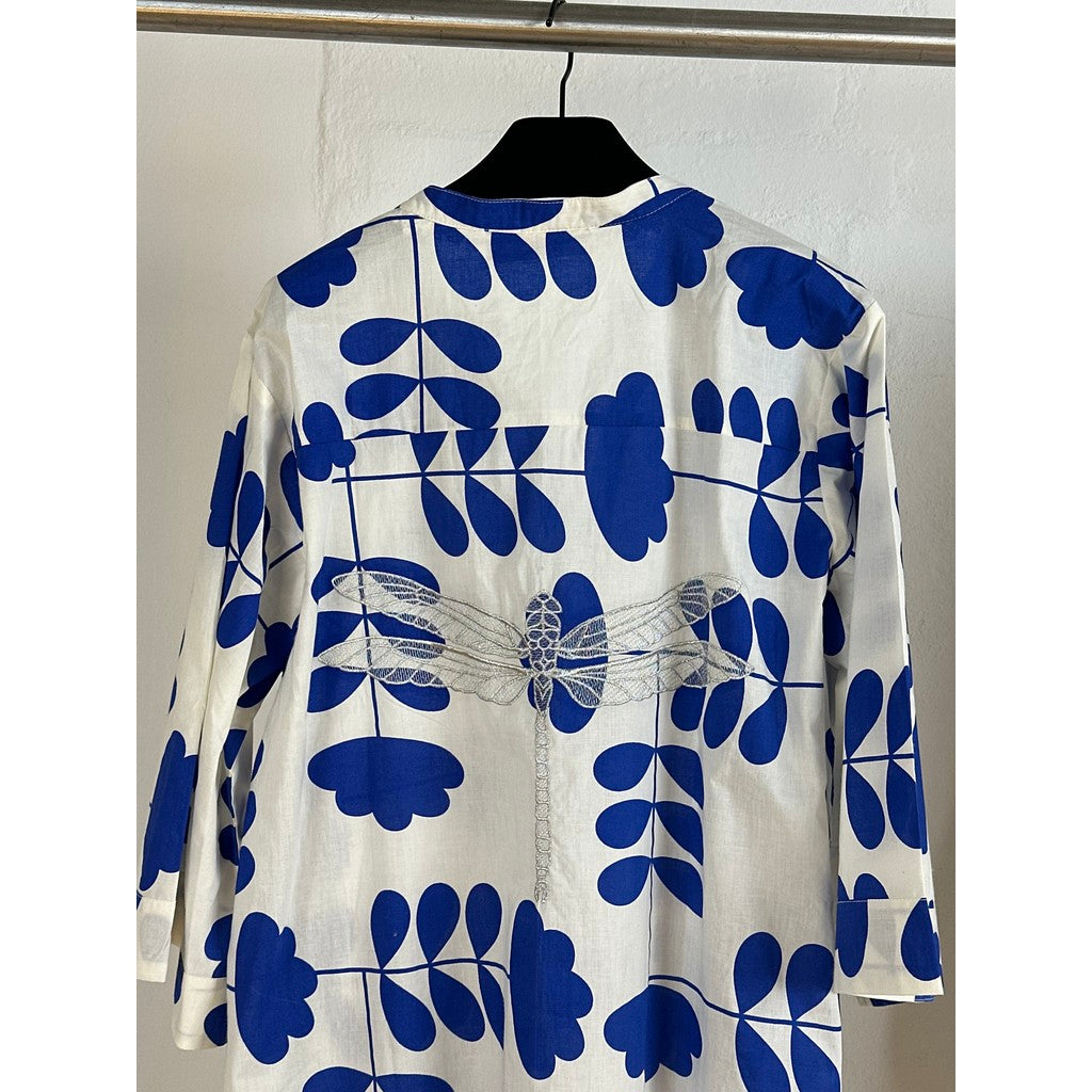 Blondekjole Stribet Silhuet Elegant Sommerstil