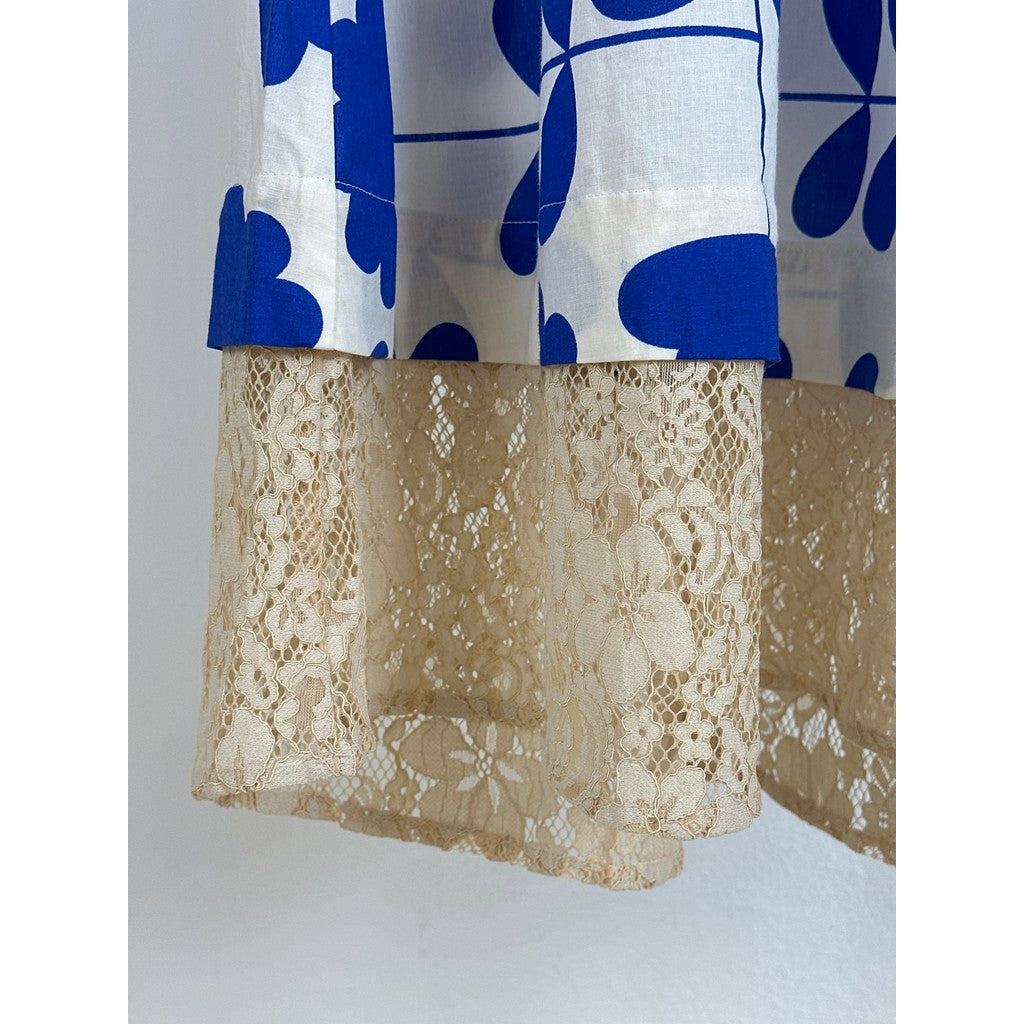 Blondekjole Stribet Silhuet Elegant Sommerstil