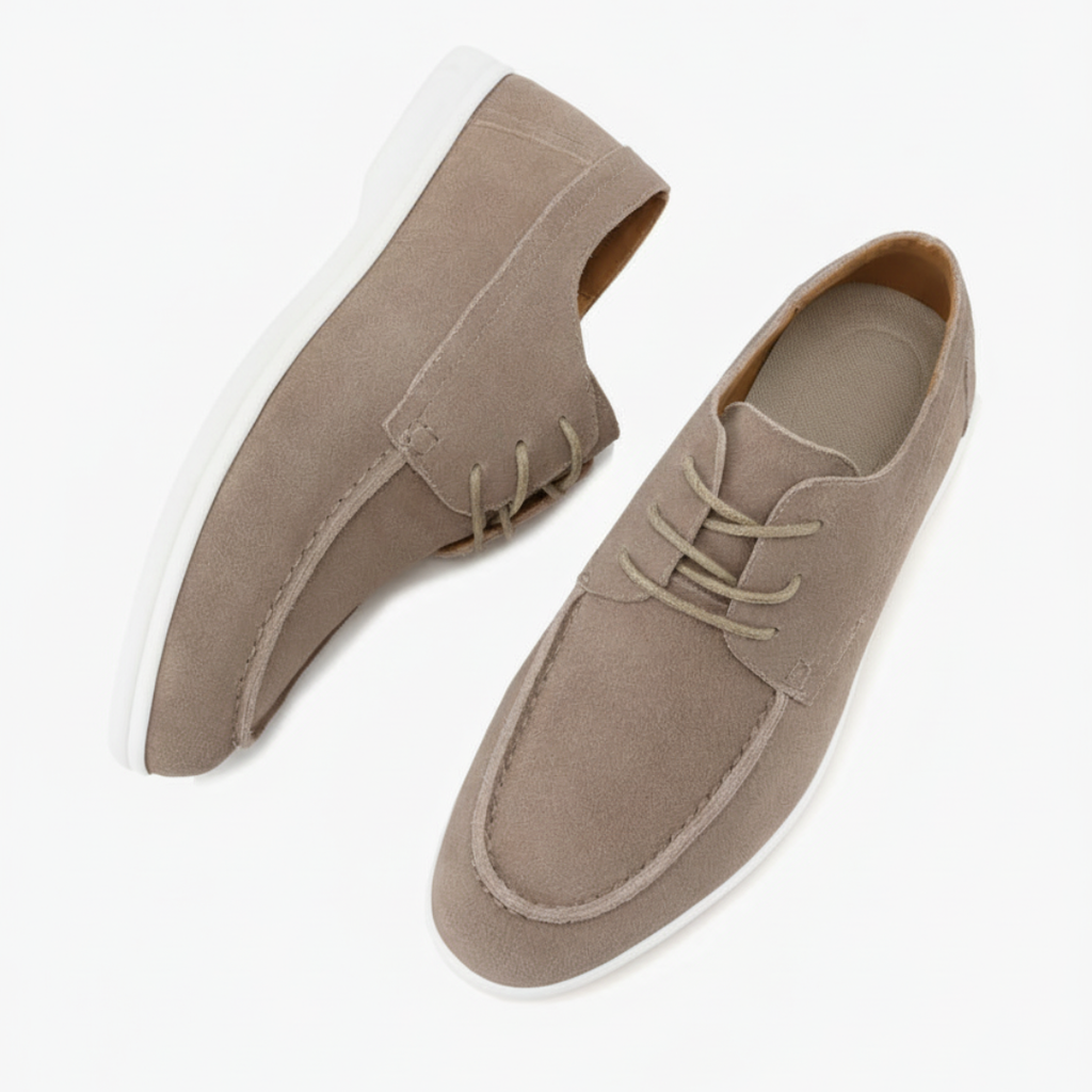 Scarpe Stringate di Lusso in Camoscio ANFINITE