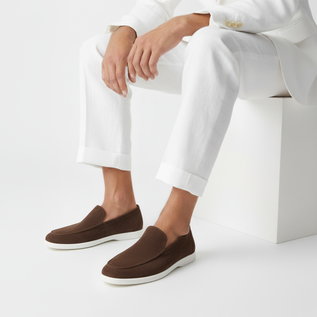 Anfinite Suede Slip-On Loafers