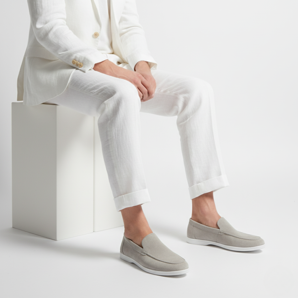 Anfinite Suede Slip-On Loafers