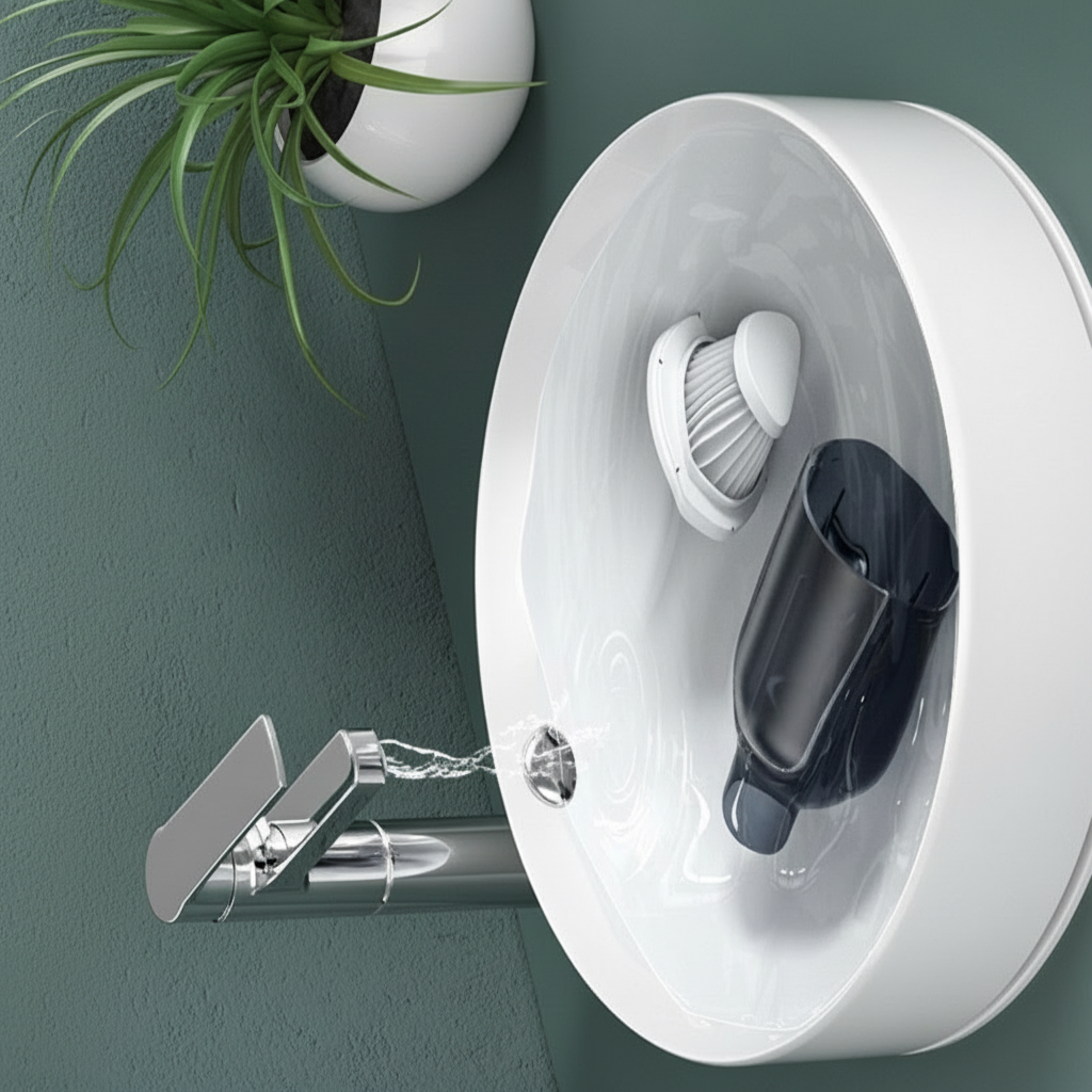 Trådløs Bærbar Bilstøvsuger – Letvægtsdesign med Stærk Sugeevne | Støjsvag Drift til Effektiv Rengøring af Hjem og Bil