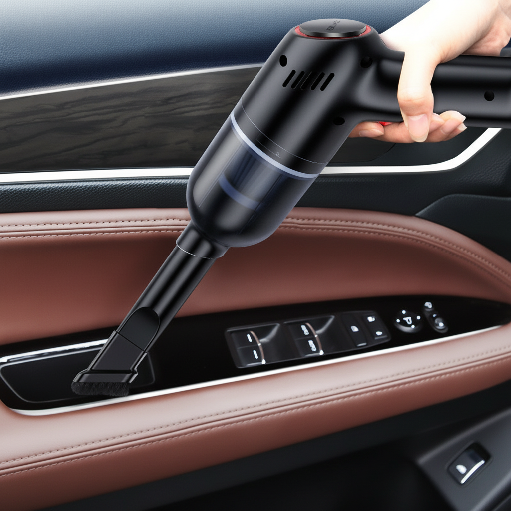 Trådløs Bærbar Bilstøvsuger – Letvægtsdesign med Kraftfuld Sugning og Stille Drift til Hjem og Bilrengøring