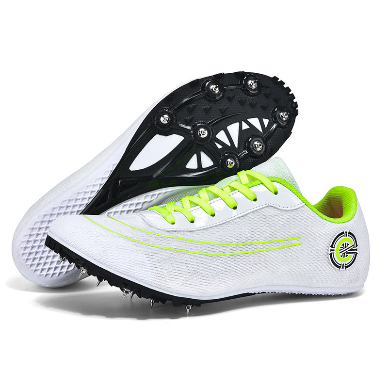 Scarpe Atletica Uomo con Chiodi – Sneakers Leggere da Sprint con Lacci per Pista