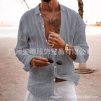 Chemise casual homme à col classique