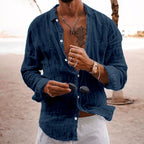 Chemise casual homme à col classique