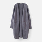 Cardigan Lungo Donna Aperto in Maglia – Eleganza Senza Tempo e Comfort Raffinato