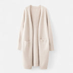 Cardigan Lungo Donna Aperto in Maglia – Eleganza Senza Tempo e Comfort Raffinato