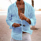 Chemise casual homme à col classique