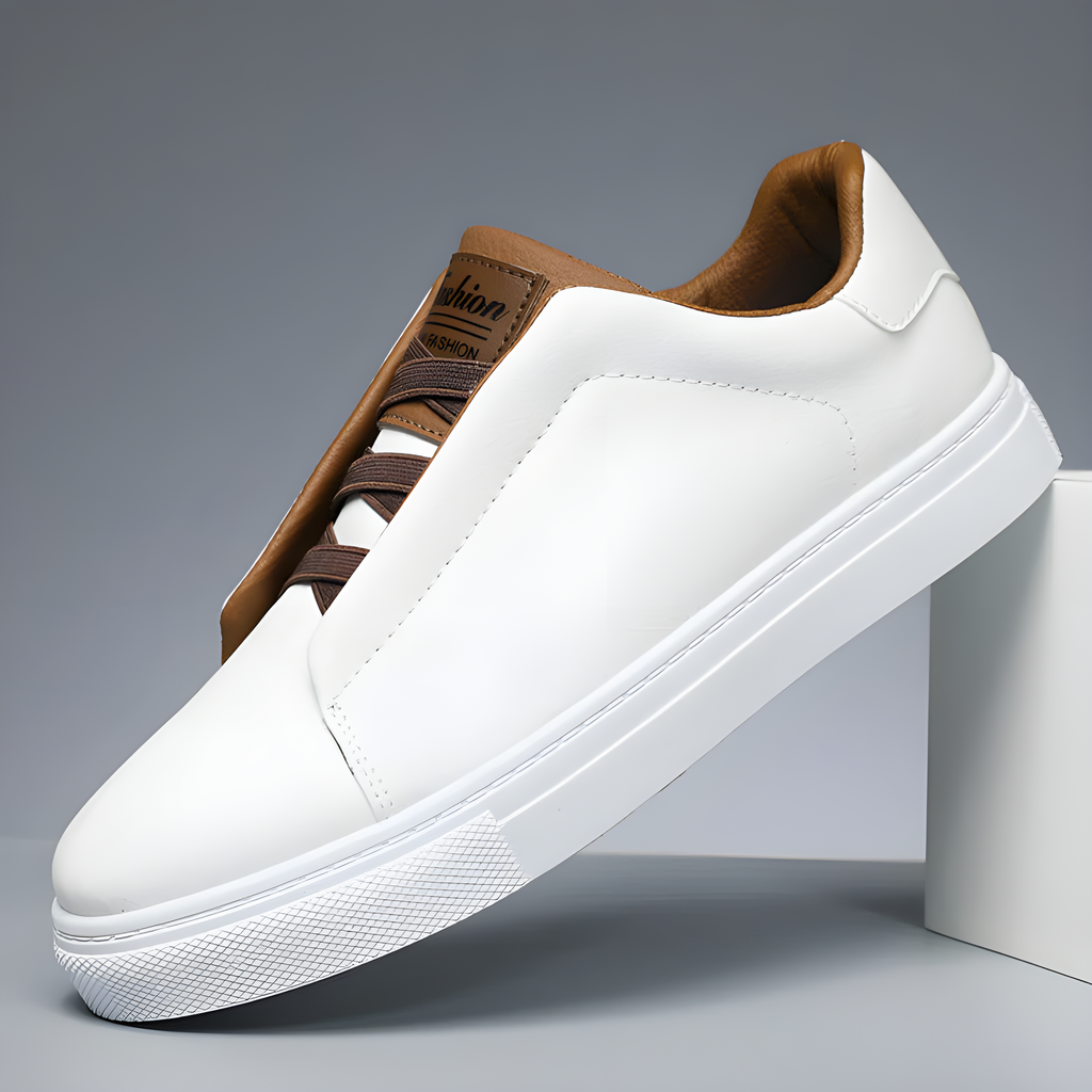 Herresneakers Vegansk Læder Minimalistisk Komfortdesign