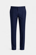 Pantaloni Eleganti Uomo con Pince e Gamba Dritta – Taglio Sartoriale Smart Casual