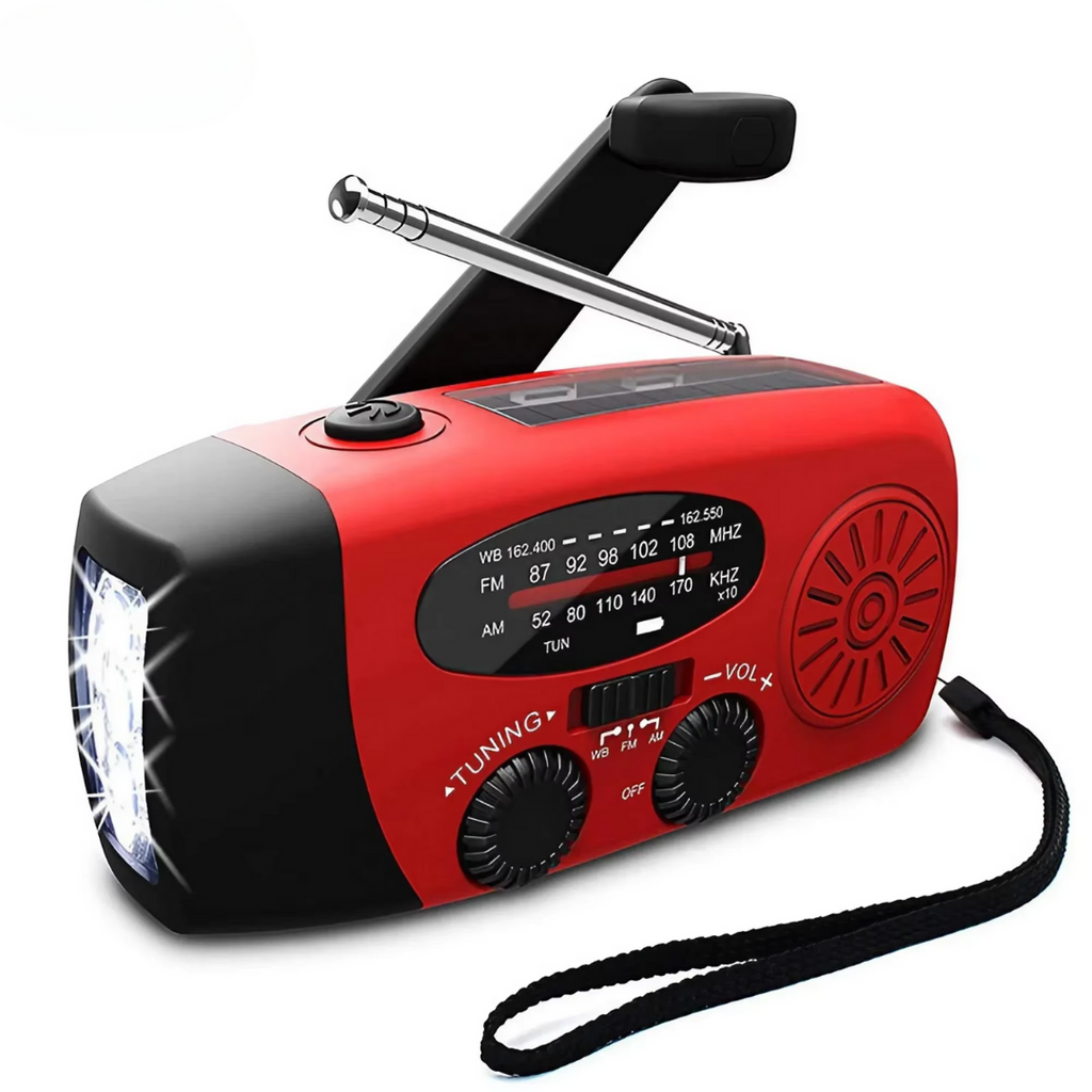 Radio di Emergenza – Radio, Powerbank & Torcia | Dispositivo Multifunzionale per Situazioni di Emergenza