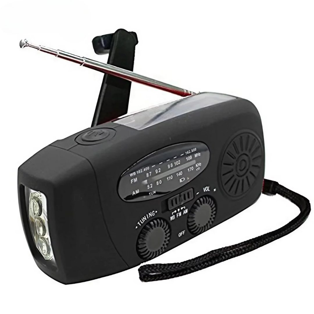 Radio di Emergenza – Radio, Powerbank & Torcia | Dispositivo Multifunzionale per Situazioni di Emergenza