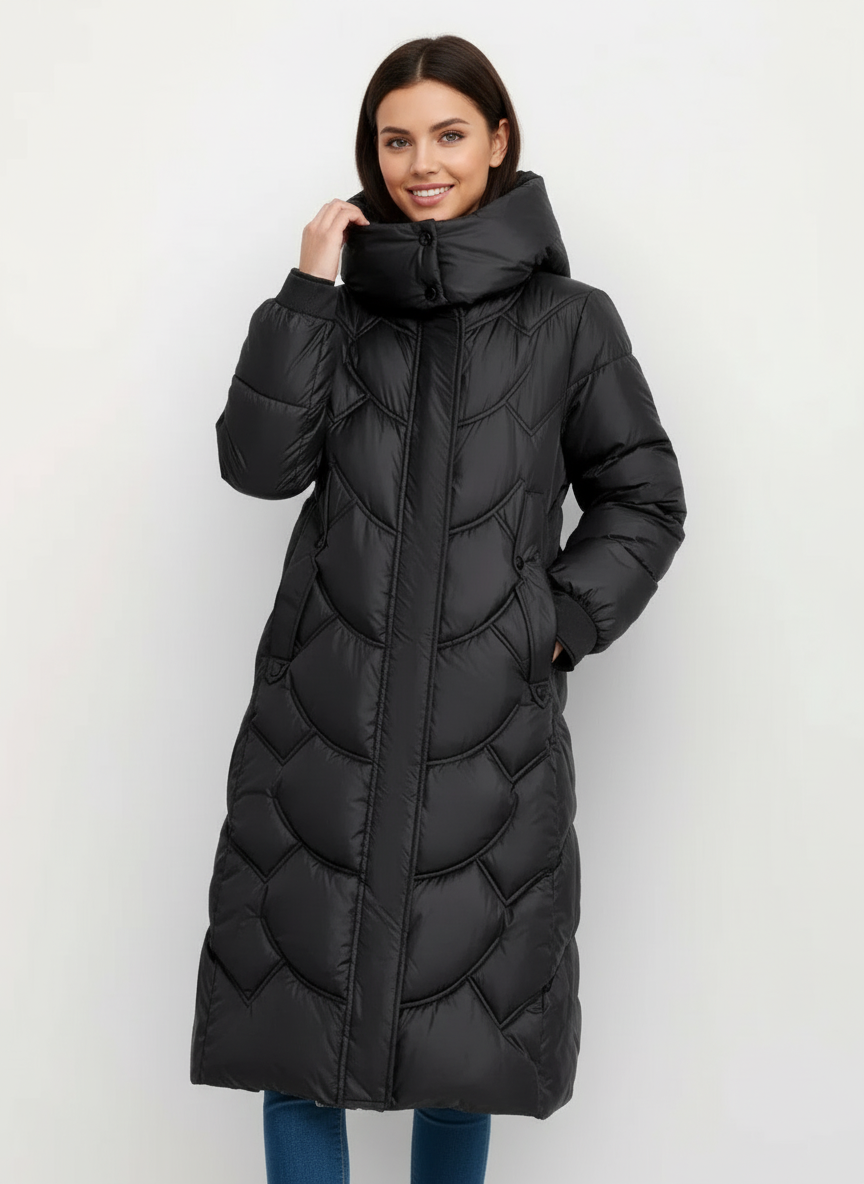 AMBER – Lang vinterjakke til damer