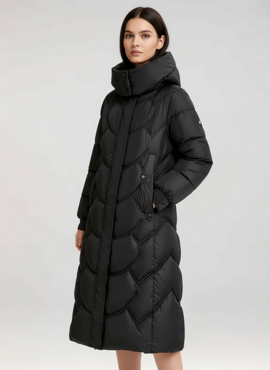 AMBER – Lang vinterjakke til damer