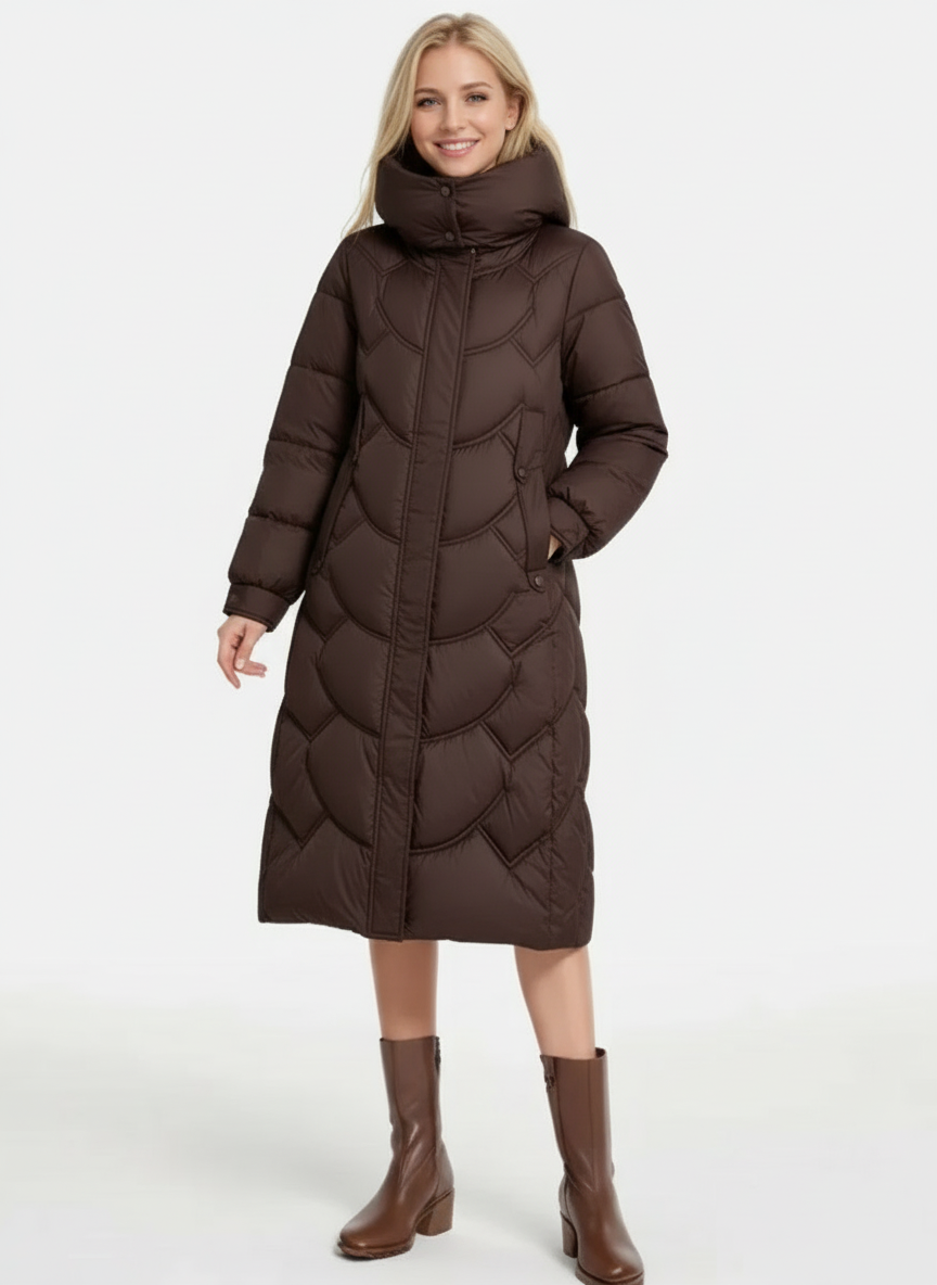 AMBER – Lang vinterjakke til damer