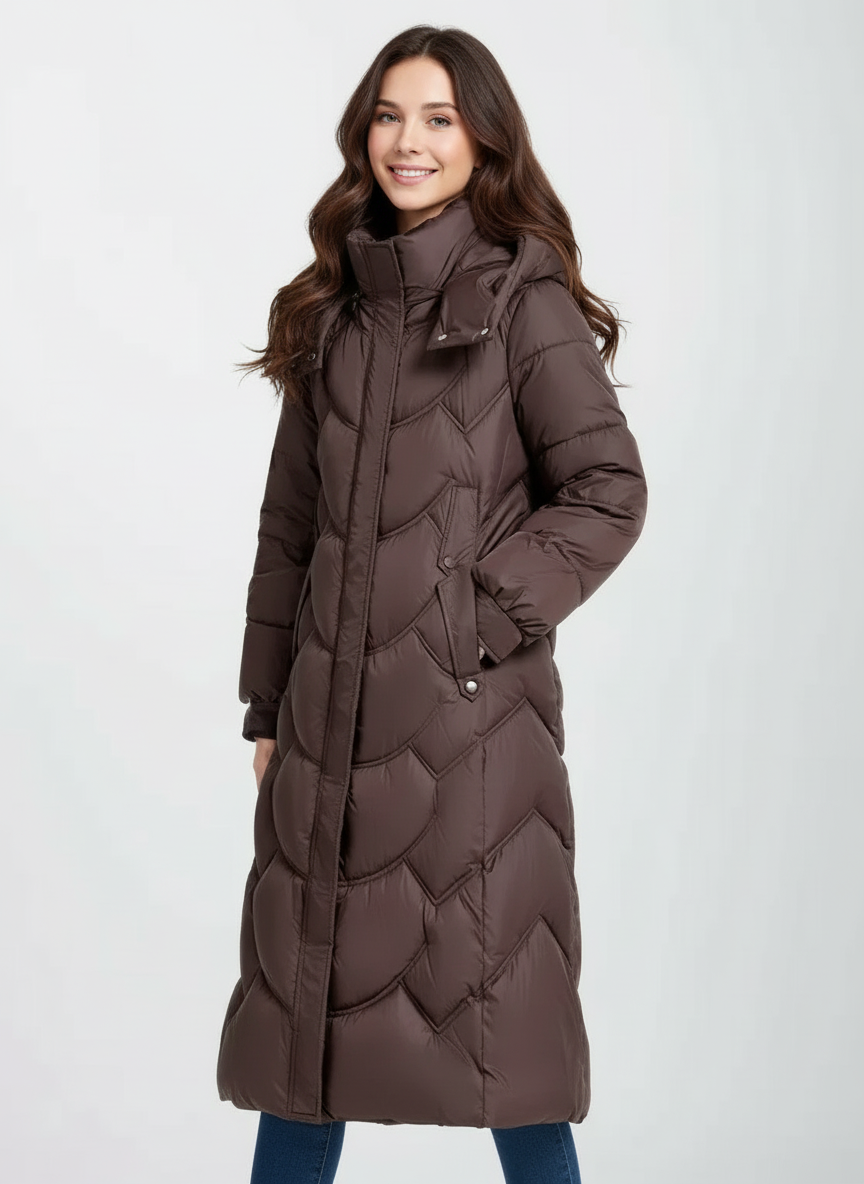 AMBER – Lang vinterjakke til damer