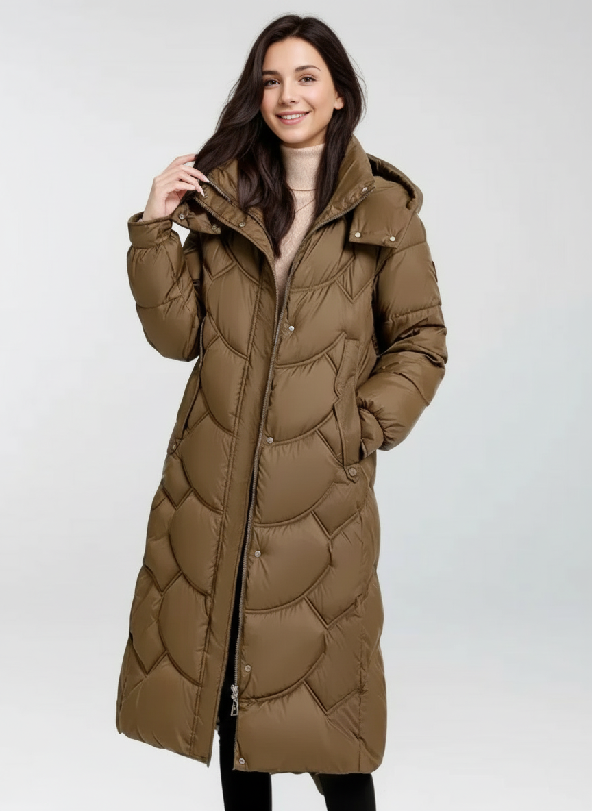 AMBER – Lang vinterjakke til damer