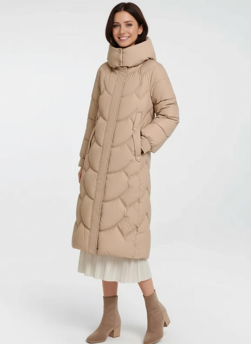 AMBER – Lang vinterjakke til damer