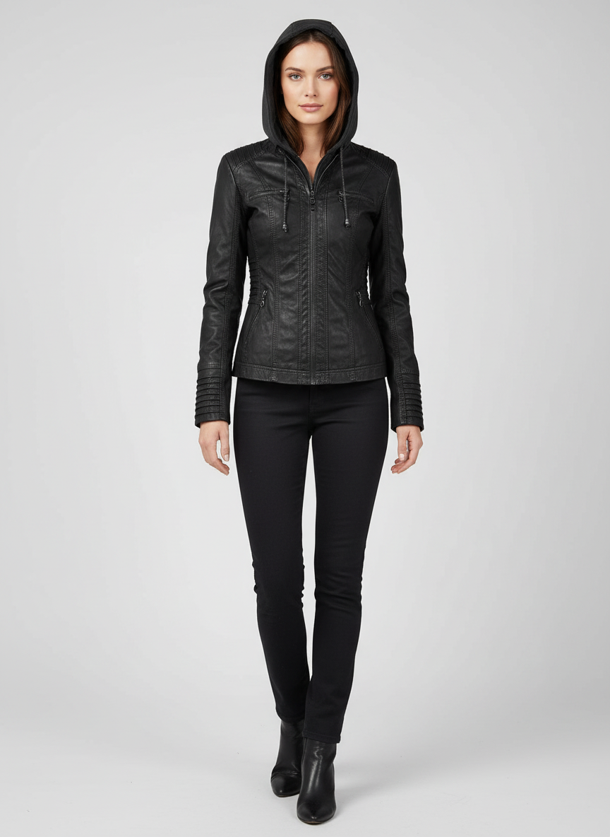 MARTHA - Læderjakke til kvinder