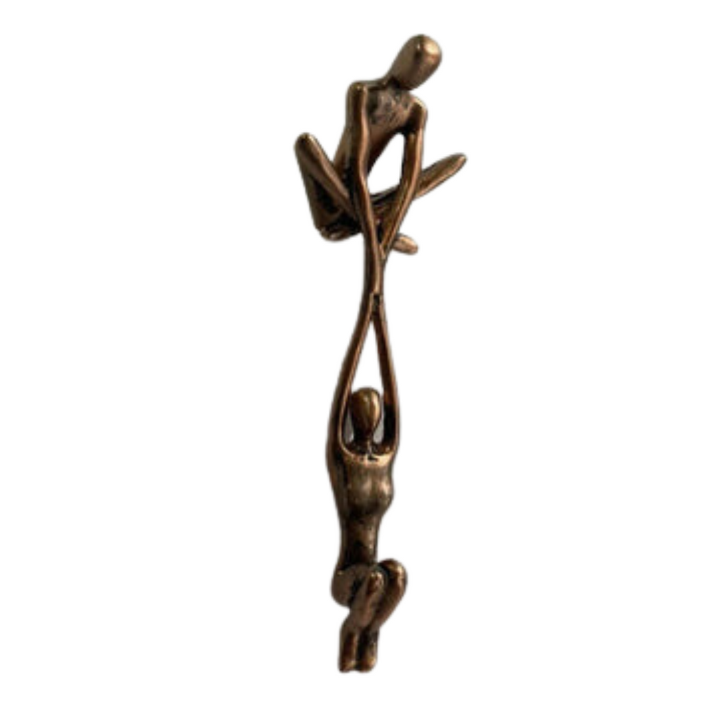 Eternal Love & Strength Sculpture – Modern Resin Home Decor | Symbolic Ornament & Gift