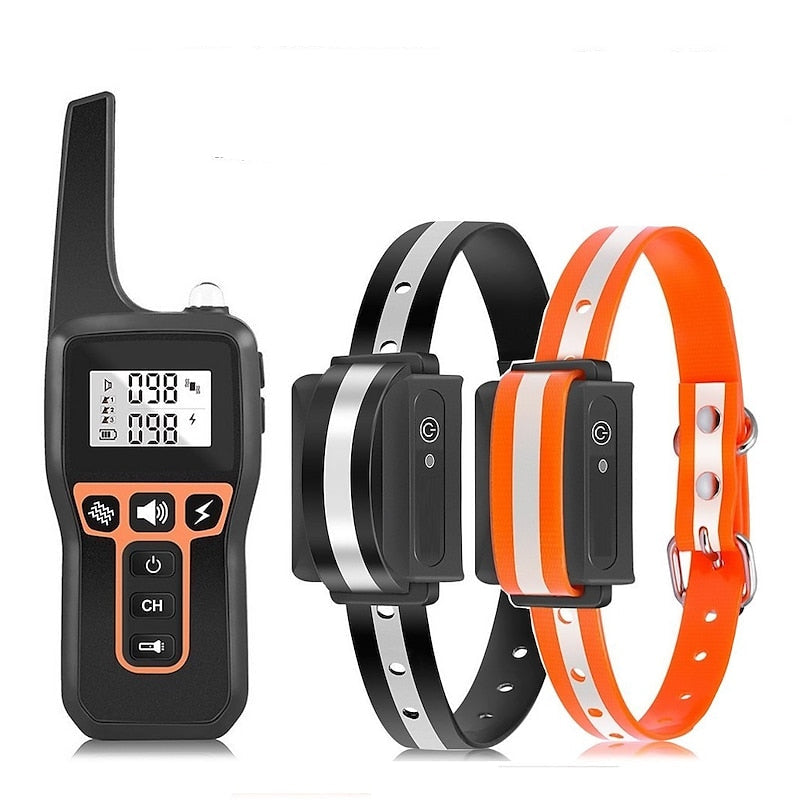 AquaStride Pro – Collare per Addestramento per Cani Ricaricabile e Impermeabile da 1000m con Telecomando a Lunga Distanza