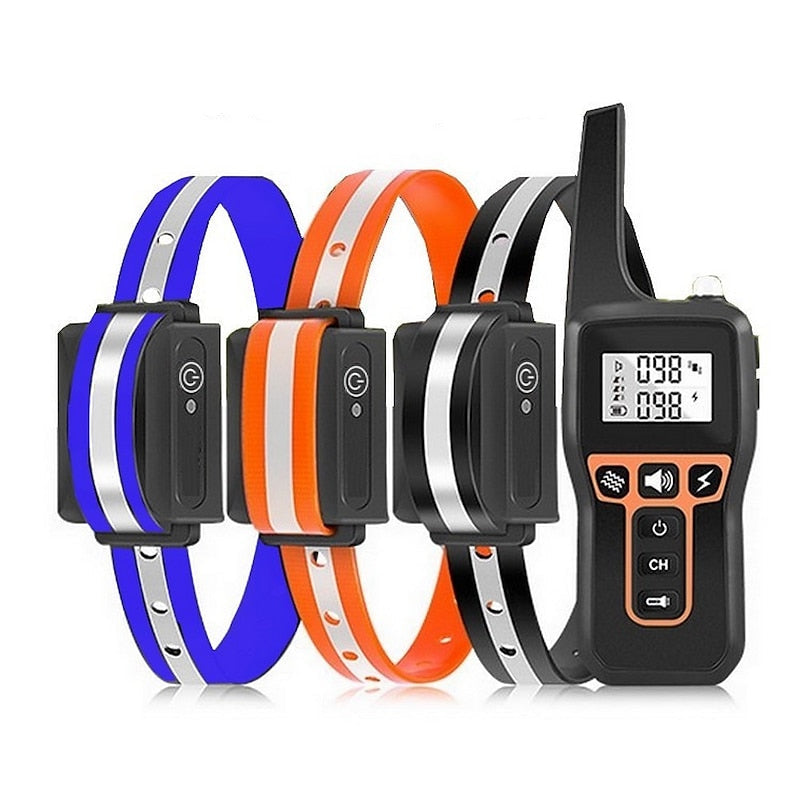 AquaStride Pro – Collare per Addestramento per Cani Ricaricabile e Impermeabile da 1000m con Telecomando a Lunga Distanza
