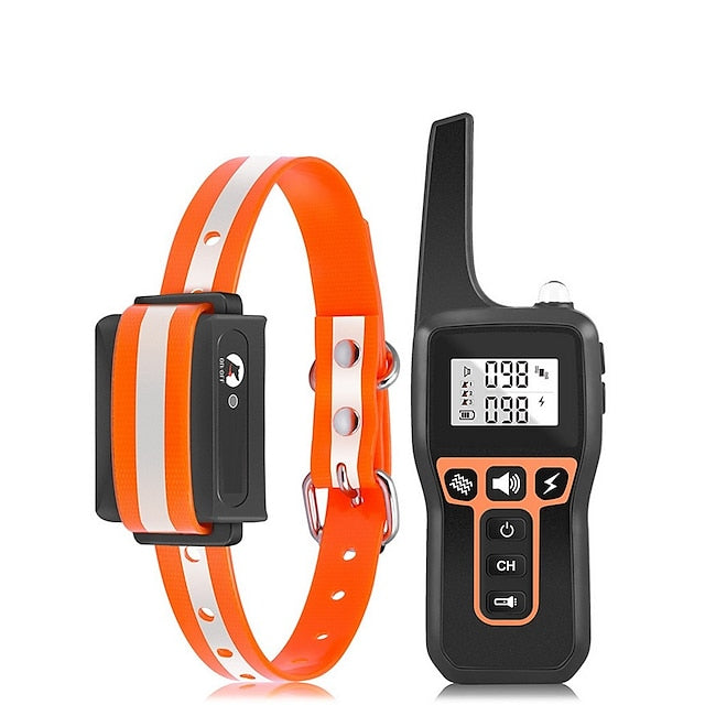 AquaStride Pro – Collare per Addestramento per Cani Ricaricabile e Impermeabile da 1000m con Telecomando a Lunga Distanza