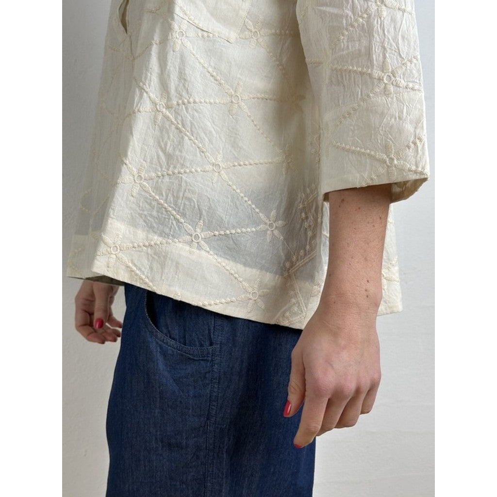 Camicia Donna Anglaise Silhouette Elegante