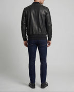 Giubbotto Bomber Uomo in Ecopelle con Zip – Elegante, Moderno e Casual