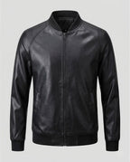 Giubbotto Bomber Uomo in Ecopelle con Zip – Elegante, Moderno e Casual