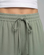 Pantalones jogger de mujer con cordón ajustable y puños elásticos - Modelo casual de corte holgado