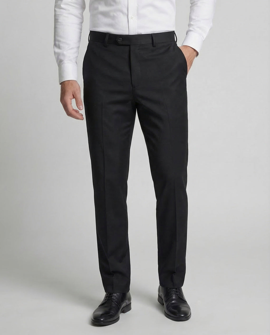 Pantaloni Eleganti Uomo Classici con Piega Stirata e Passanti per Cintura – Modello Sartoriale da Ufficio