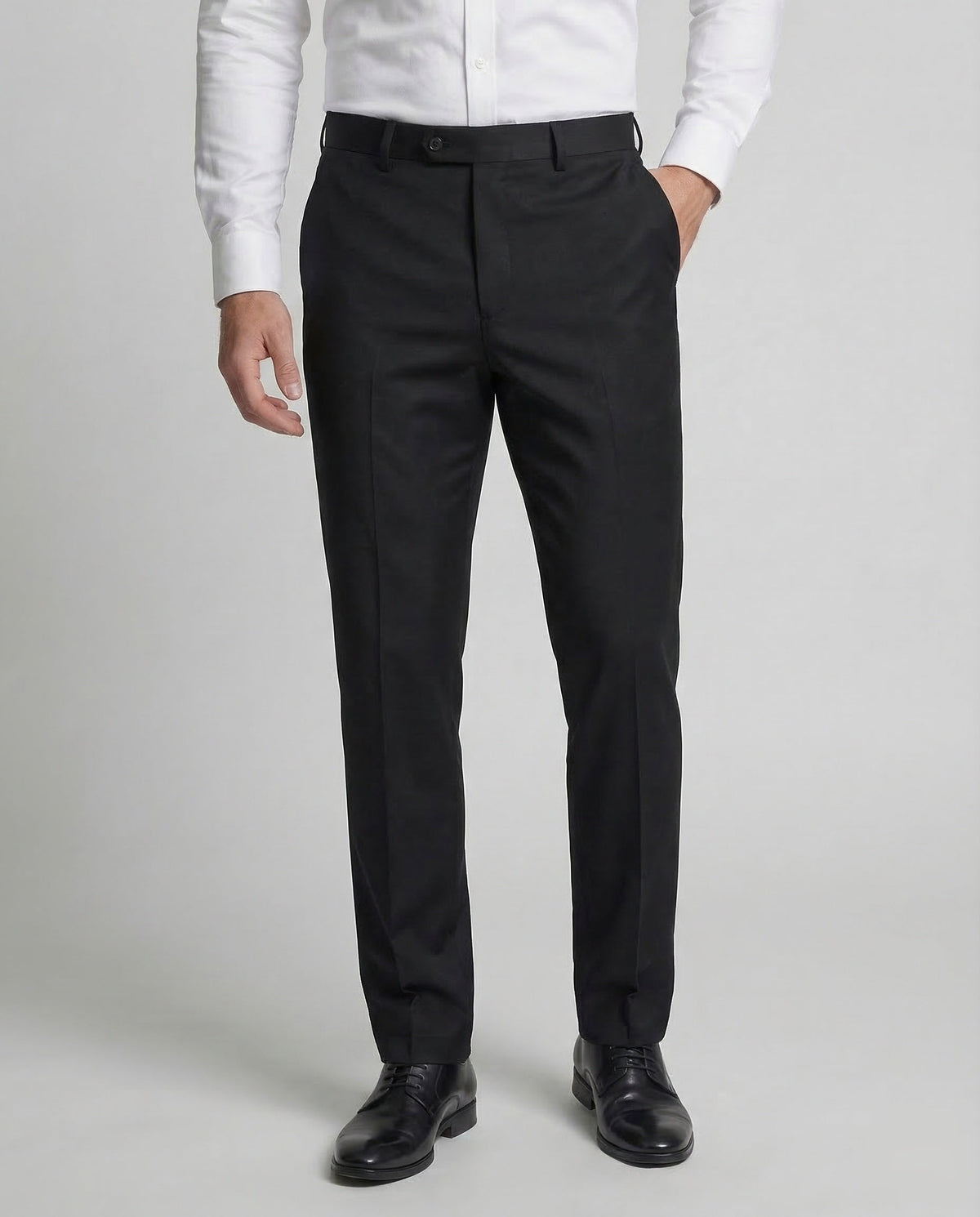 Pantaloni Eleganti Uomo Classici con Piega Stirata e Passanti per Cintura – Modello Sartoriale da Ufficio