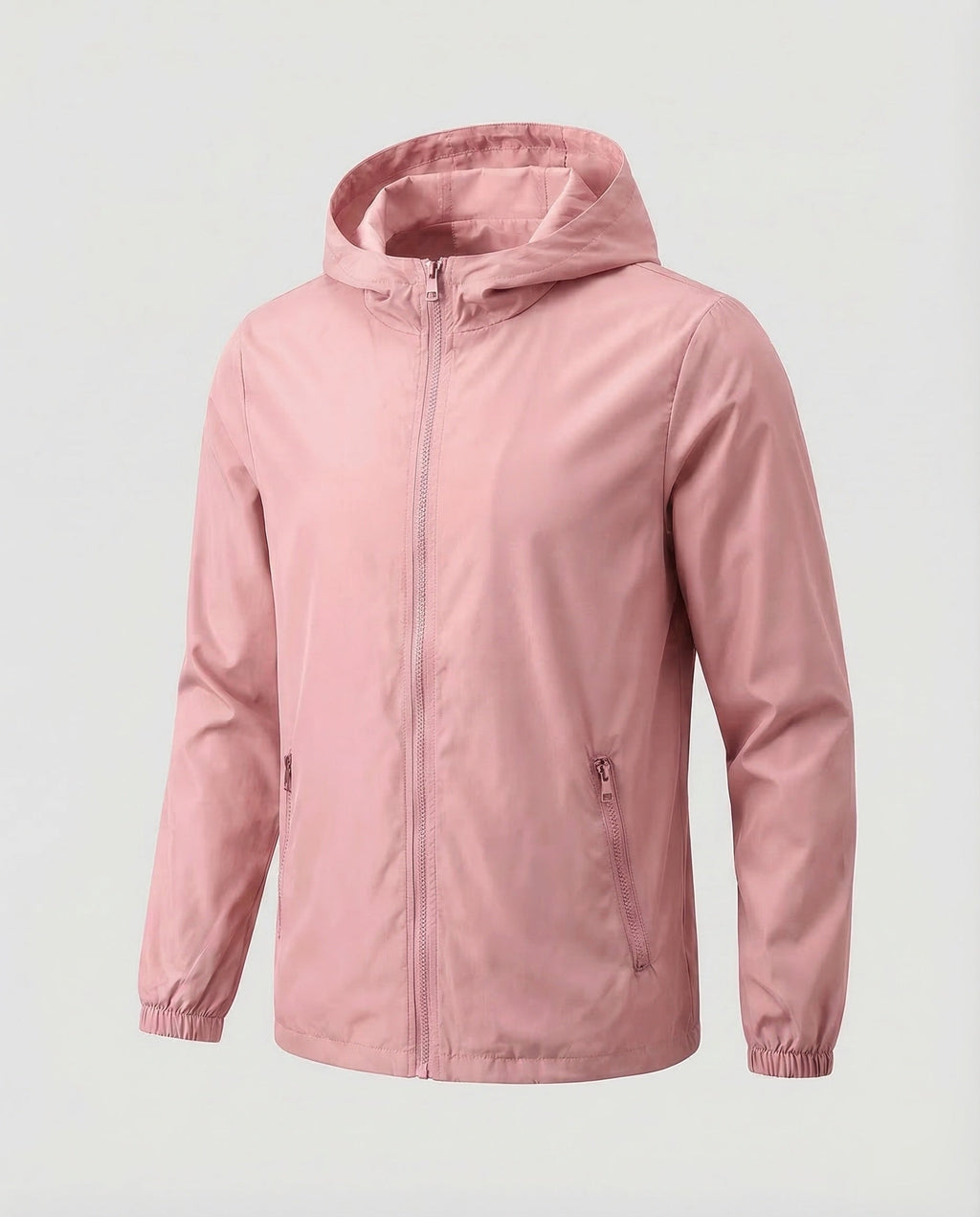Giacca Leggera Uomo con Cappuccio – Modello Casual con Zip Integrale e Tasche Laterali