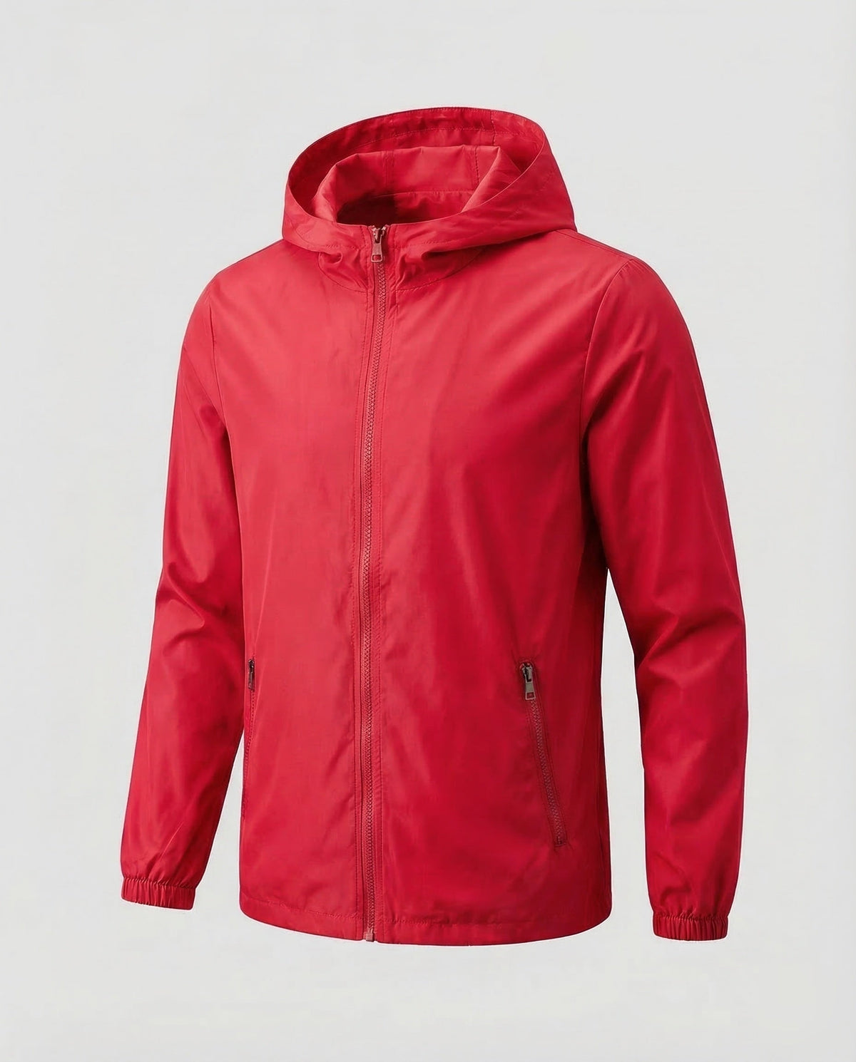 Giacca Leggera Uomo con Cappuccio – Modello Casual con Zip Integrale e Tasche Laterali