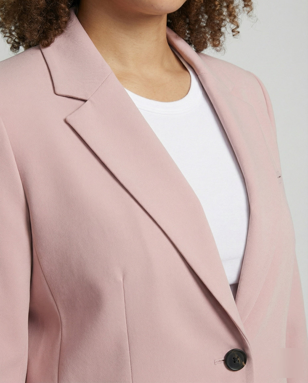 Blazer long oversize pour femme à deux boutons – Veste élégante décontractée avec revers classiques