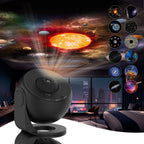Proiettore di stelle rotante a 360° con 12 effetti atmosferici – Proiezione HD con messa a fuoco regolabile per la camera da letto