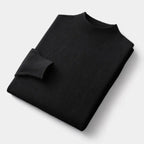 Suéter de lana para hombre con cuello alto - Elegante, cálido y refinado