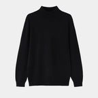 Suéter de lana para hombre con cuello alto - Elegante, cálido y refinado