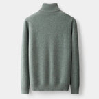 Dolcevita Uomo in Pura Lana Merino a Maglia Fine