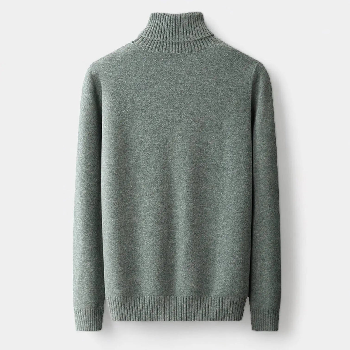 Dolcevita Uomo in Pura Lana Merino a Maglia Fine