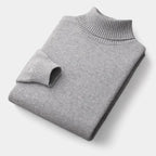 Dolcevita Uomo in Pura Lana Merino a Maglia Fine